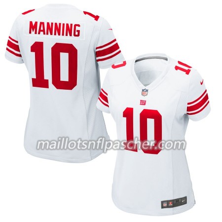 Maillot New York Giants Eli Manning 10 Nike Blanc - Femme